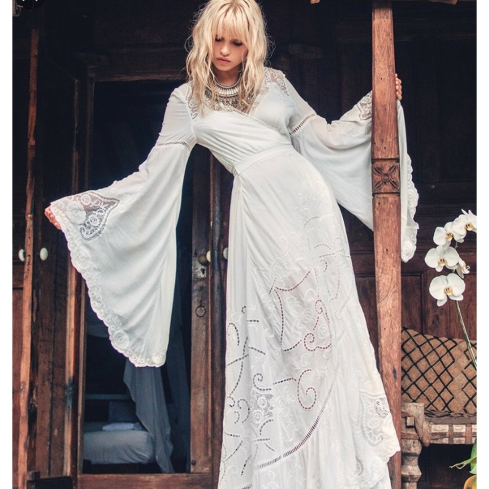 Wedding Dress-The Gwendolyn wrap dress
